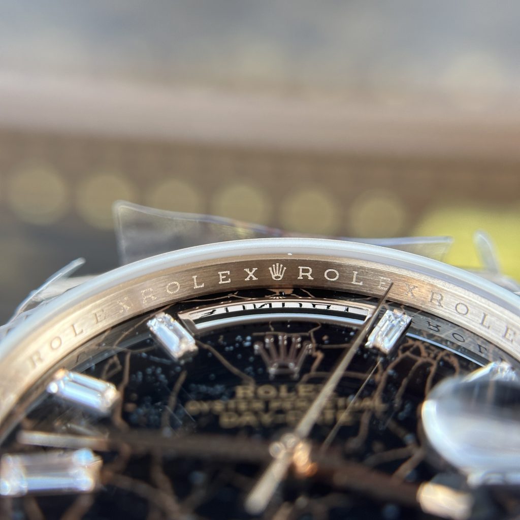 Rolex Day-Date 228235 Best Replica Watch Lava Dial 185 grams QF Factory 40mm (1)