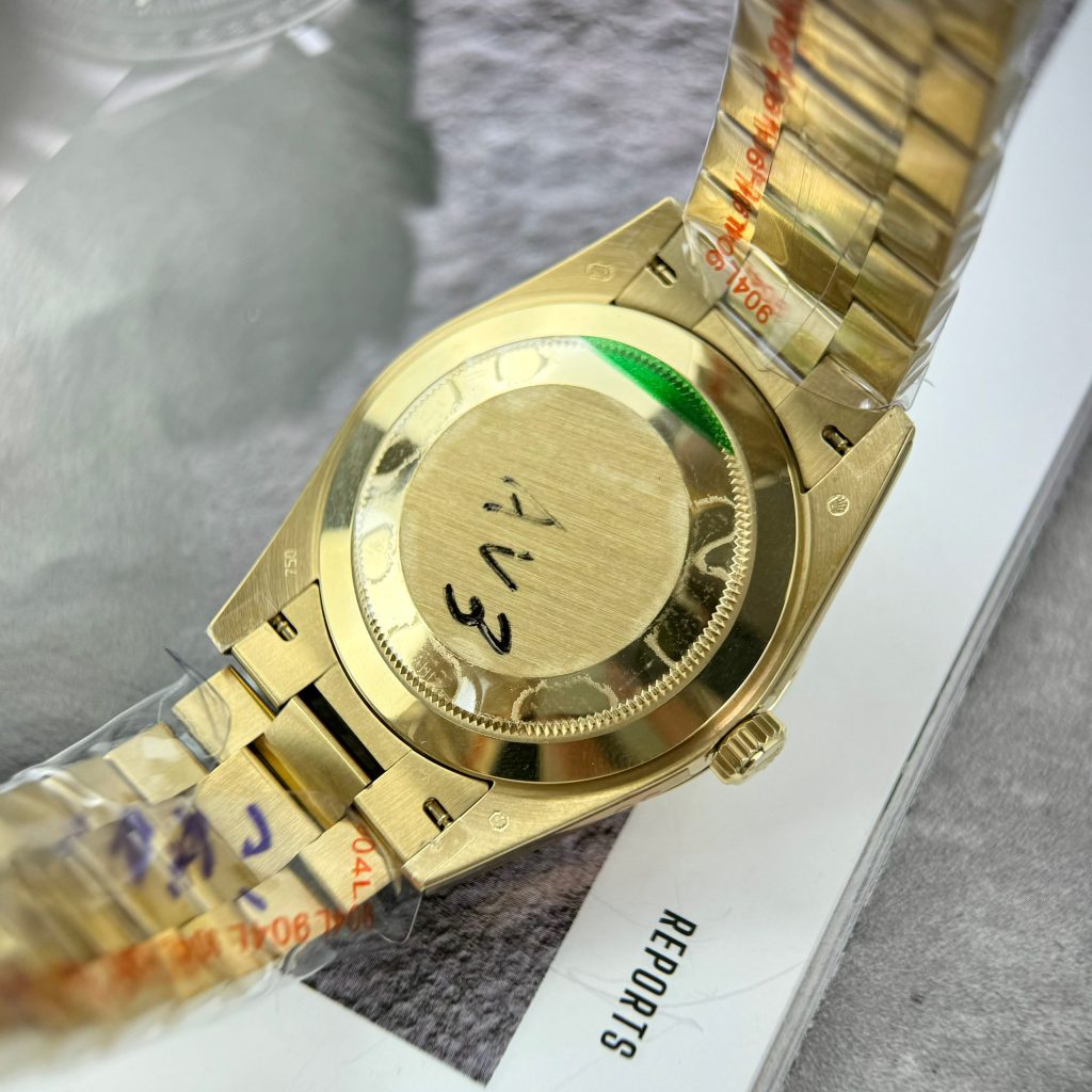 Rolex Day-Date Yellow Champagne Dial Best Replica GM Factory 176 Gram 40mm (1)