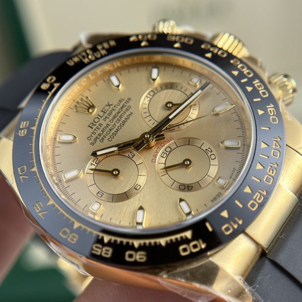 Rolex Daytona 116518LN Yellow Champagne Dial Best Replica Clean Factory 40mm (5)