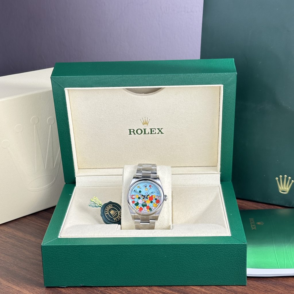 Rolex Oyster Perpetual 126000 Ice Blue Celebration Dial Clean Factory 36mm (15)