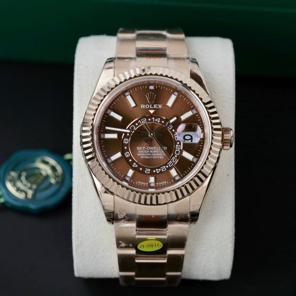 Rolex Sky Dweller 336935 Chocolate Dial Best Replica Watches 42mm (1)