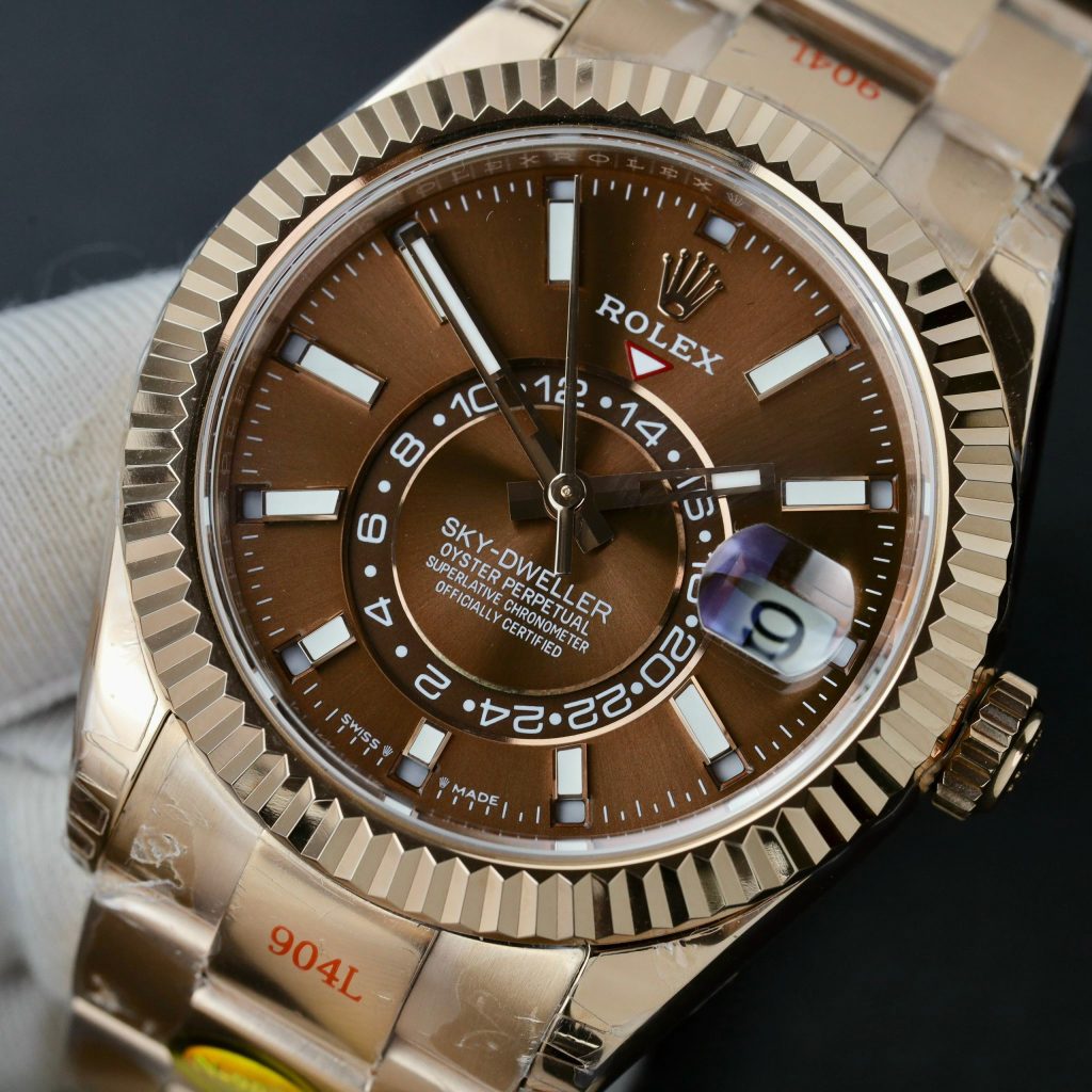 Rolex Sky Dweller 336935 Chocolate Dial Best Replica Watches 42mm (1)