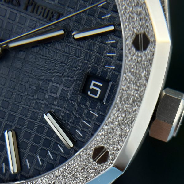 Audemars Piguet Royal Oak 15500ST Frosted Gold Blue Dial APS Factory (6)