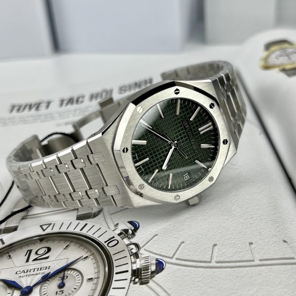 Audemars Piguet Royal Oak 15510ST Green Dial Best Replica 41mm (3)