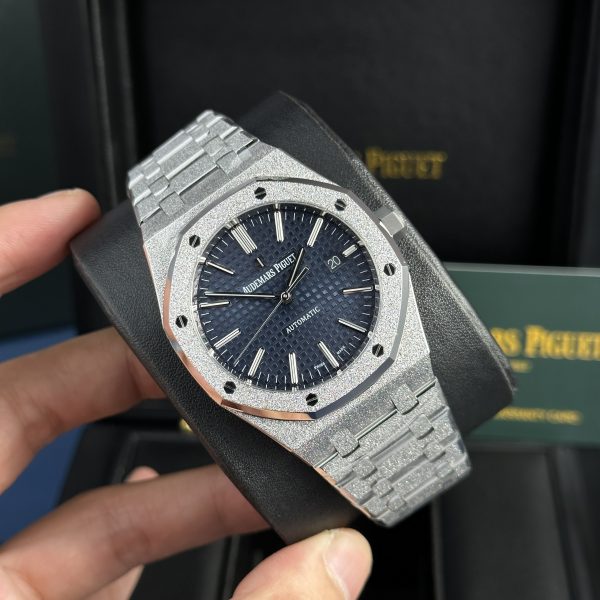 Audemars Piguet Royal Oak Frosted Gold 15410BC Best Replica Watch 41mm (13)