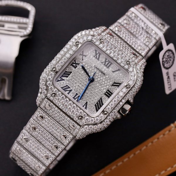 Cartier Iced Out Custom Full Moissanite Diamonds Hong Kong