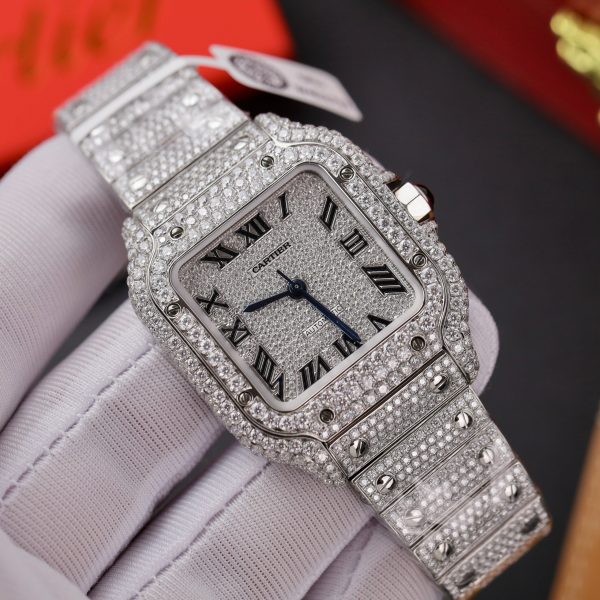 Cartier Iced Out Custom Full Moissanite Diamonds Hong Kong