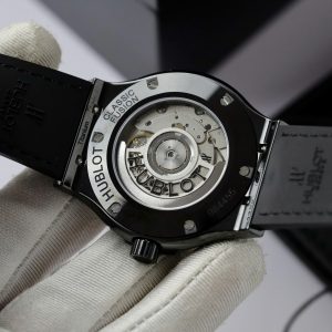 Hublot Classic Fusion Black Ceramic Bezel Stones Custom Movement JJZ 42mm (20)