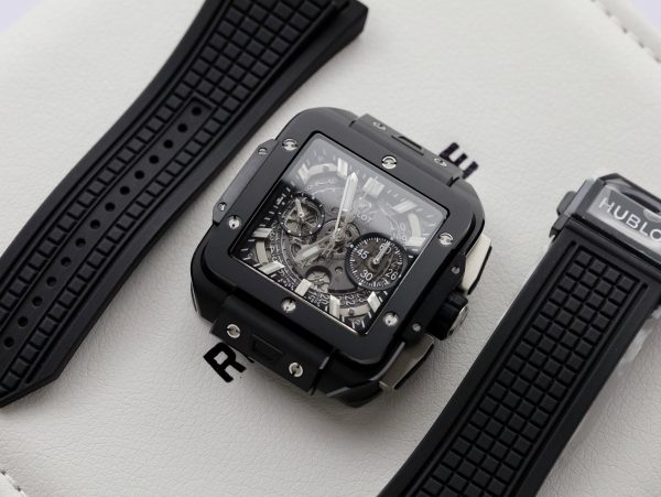 Hublot Square Bang Unico Black Ceramic Best Replica BBF Factory (10)