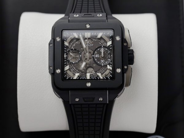 Hublot Square Bang Unico Black Ceramic Best Replica BBF Factory (10)