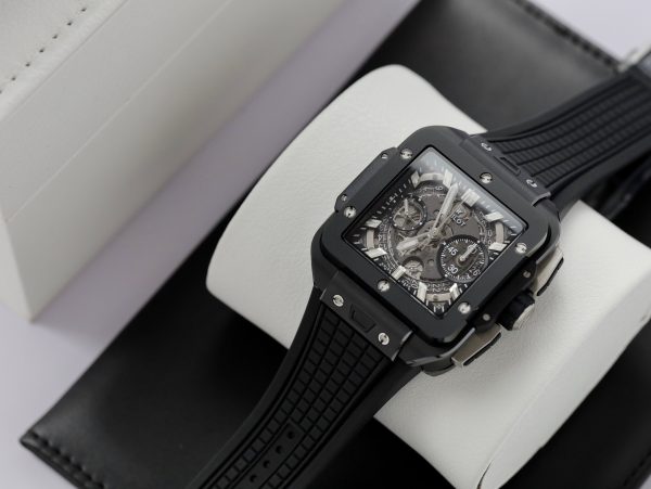 Hublot Square Bang Unico Black Ceramic Best Replica BBF Factory (10)