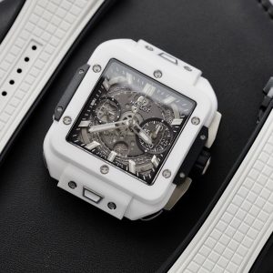 Hublot Square Bang Unico White Ceramic Best Replica BBF Factory (10)