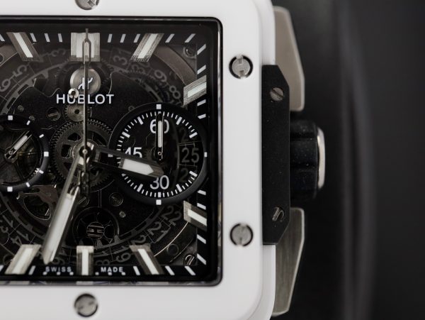 Hublot Square Bang Unico White Ceramic Best Replica BBF Factory (10)