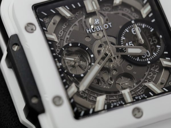 Hublot Square Bang Unico White Ceramic Best Replica BBF Factory (10)