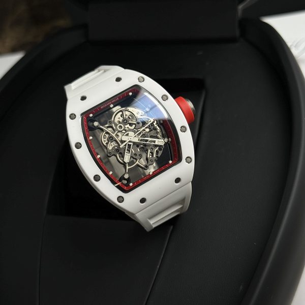 Richard Mille RM055 White Ceramic Best Replica Watch BBR Factory 45mm (3)