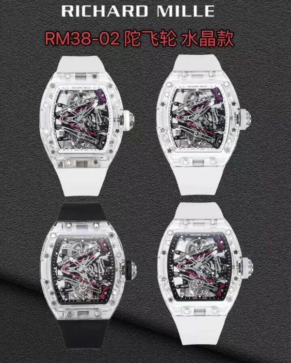 Richard Mille Replica Watch RM38-02 Tourbillon Sapphire Best Quality 41x50mm (1)