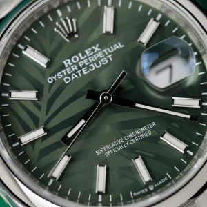 Rolex DateJust Best Replica Oyster Strap Green Dial VS Factory 36mm (1)