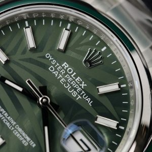 Rolex DateJust Best Replica Oyster Strap Green Dial VS Factory 36mm (1)