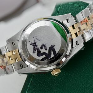 Rolex DateJust Gold Wrapped Customs Bezel Moissanite GM Factory 31mm (1)