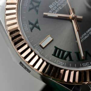 Rolex DateJust Wimbledon Dial Best Replica Gold Wrapped GM Factory 41mm (3)