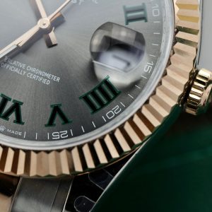 Rolex DateJust Wimbledon Dial Best Replica Gold Wrapped GM Factory 41mm (3)