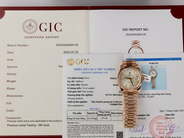 Rolex Day-Date 18K Gold Wrapped 177 Grams Best Replica GM Factory 40mm (2)