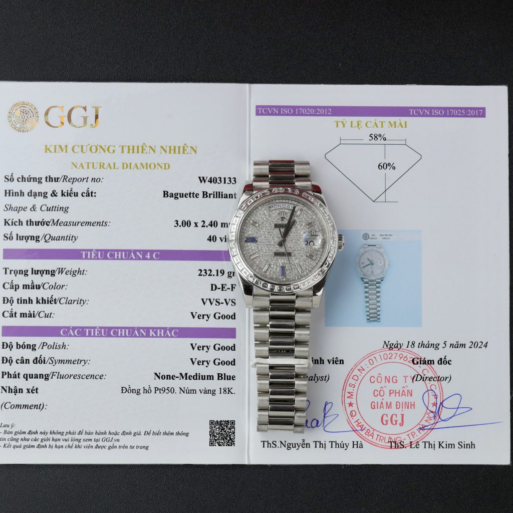 Rolex Day-Date 228396TBR Customs Platinum & Natural Diamonds 40mm (2)