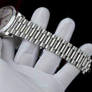 Rolex Day-Date 228396TBR Customs Platinum & Natural Diamonds 40mm (2)