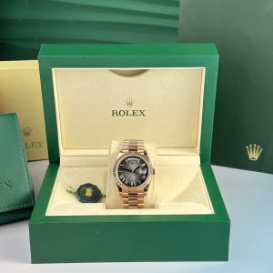 Rolex Day-Date Everose Gold 228235 Slate Ombre QF Factory 188 Grams 40mm (11)