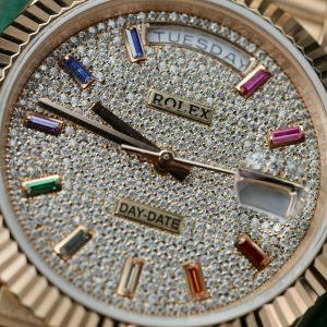 Rolex Day-Date Gold Wrapped Custom Moissanite Diamonds GM V3 (12)