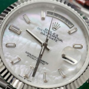 Rolex Day-Date Mother Of Pearl & Moissanite Customs GM Factory 40mm (11)