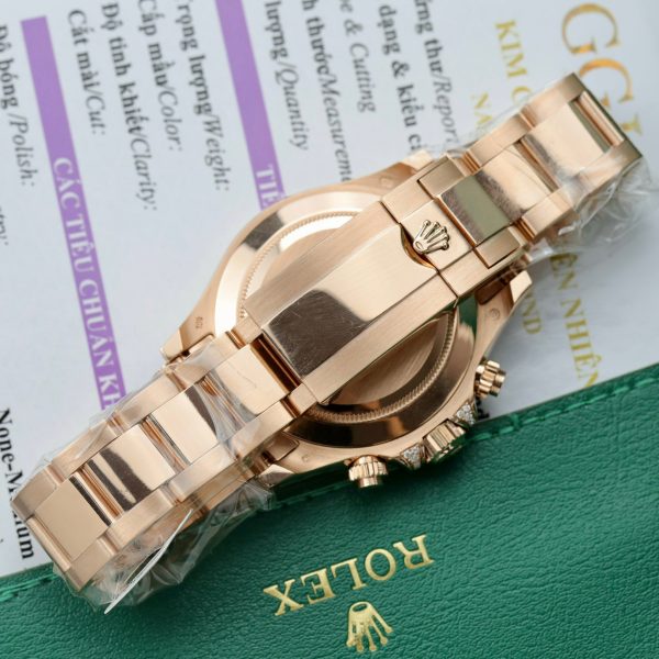 Rolex Daytona Rainbow 116595RBOW Real Gold 18K & Natural Diamonds Gemstone 40mm (12)