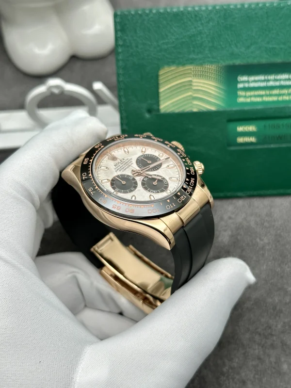 Rolex Daytona Real Gold 18K Customs Meteorite Dial Best Replica 40mm (1)