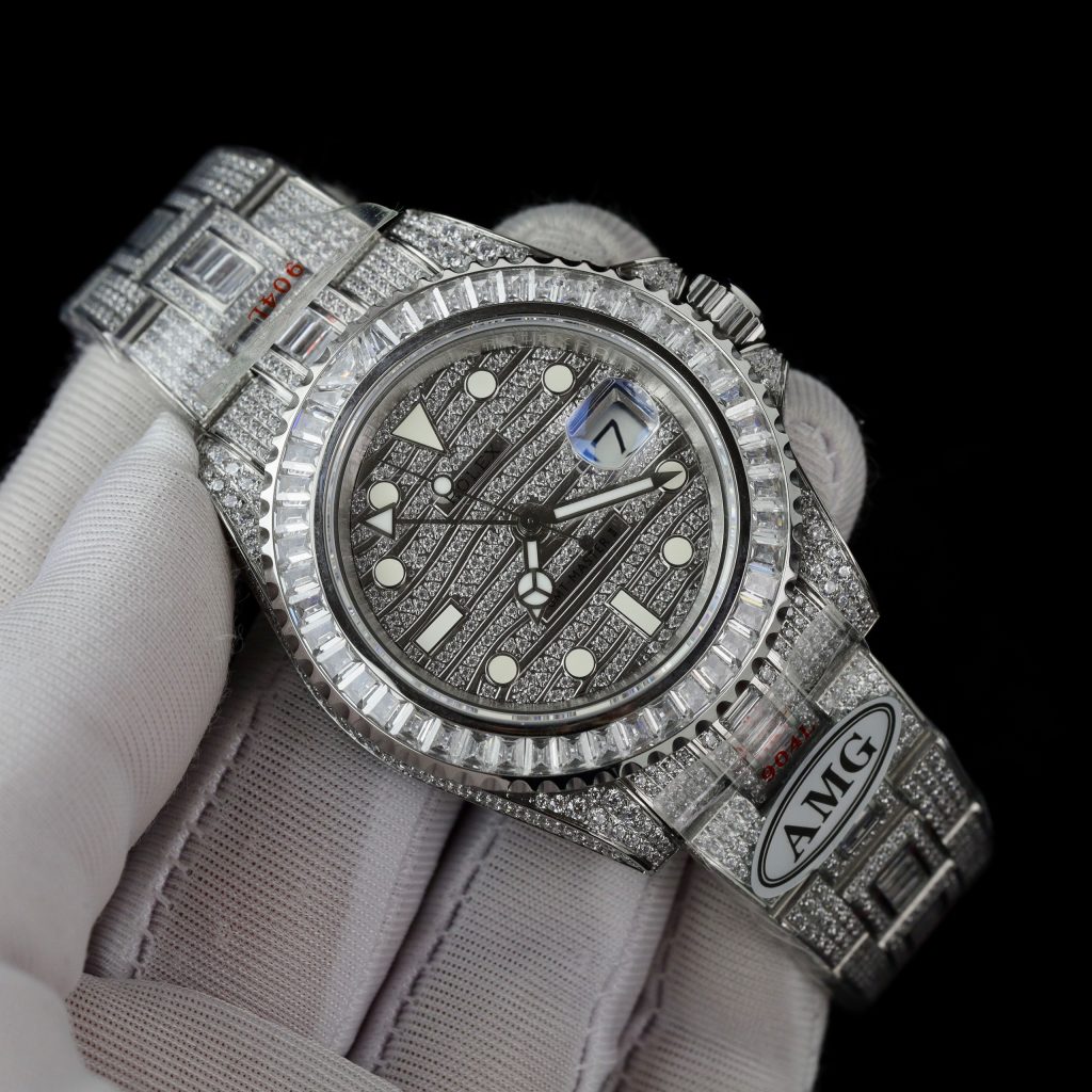 Rolex GMT-Master II Best Replica Watch Custom Full CZ AMG Factory 40mm (6)