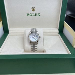 Rolex Lady DateJust MOP Dial Best Replica Watch Jubilee Sliver Strap 28mm (1)