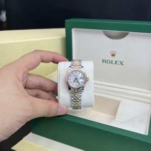 Rolex Lady DateJust Mother Of Pearl Dial Best Replica Watch 28mm (3)