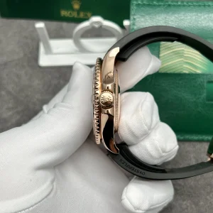 Rolex Yacht Master 116695SATS Real Gold 18K Customs Diamonds & Gemstones 40mm (1)