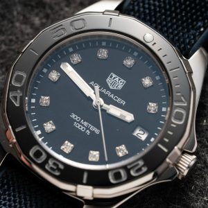 Tag Heuer Aquaracer WAY131M.FT6092 Blue Mother Of Peal Dial 35mm (5)