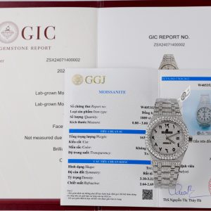 Audemars Piguet Iced Out Customs Full Moissanite Diamonds Royal Oak Replica 41mm (11)