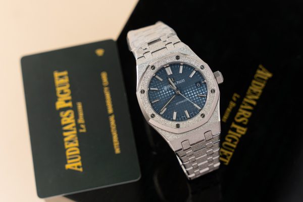 Audemars Piguet Royal Oak Frosted Gold Selfwinding 15454BC Best Replica 37mm