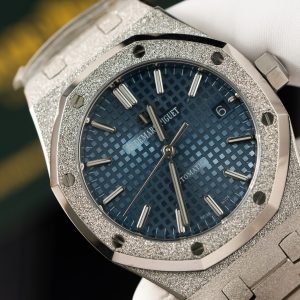 Audemars Piguet Royal Oak Frosted Gold Selfwinding 15454BC Best Replica 37mm