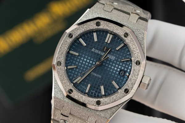 Audemars Piguet Royal Oak Frosted Gold Selfwinding 15454BC Best Replica 37mm