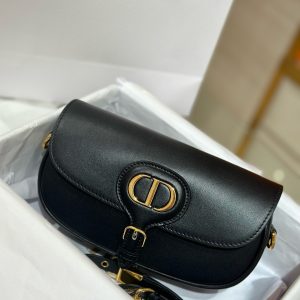 Dior Boby Womens Replica Bags Cowhide Black 21x12x5cm (2)