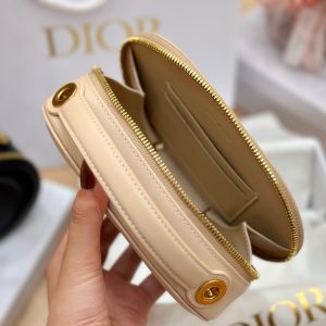 Dior CD Signature Oval Replica Bags Beige Colored 18x11x6 (2)