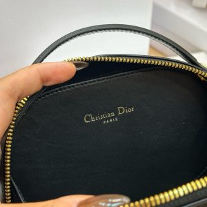 Dior CD Signature Oval Replica Bags Womens Black 18x11x6 (2)