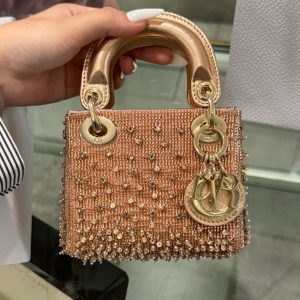 Dior Lady Mini Replica Bags Women Stone Engagement 12cm (2)