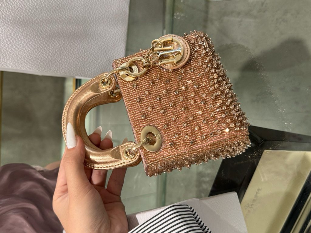 Dior Lady Mini Replica Bags Women Stone Engagement 12cm (2)