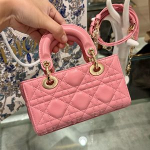 Dior Micro Lady D-Joy Womens Pink Replica Bags 16 (2)