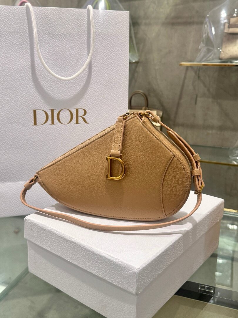 Dior Saddle Replica Bags Womens Brown Cowhide 20x15x4cm (2)