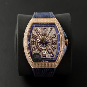 Franck Muller V45 SC DT Best Replica Customs Moissanite Diamonds 45mm (9)